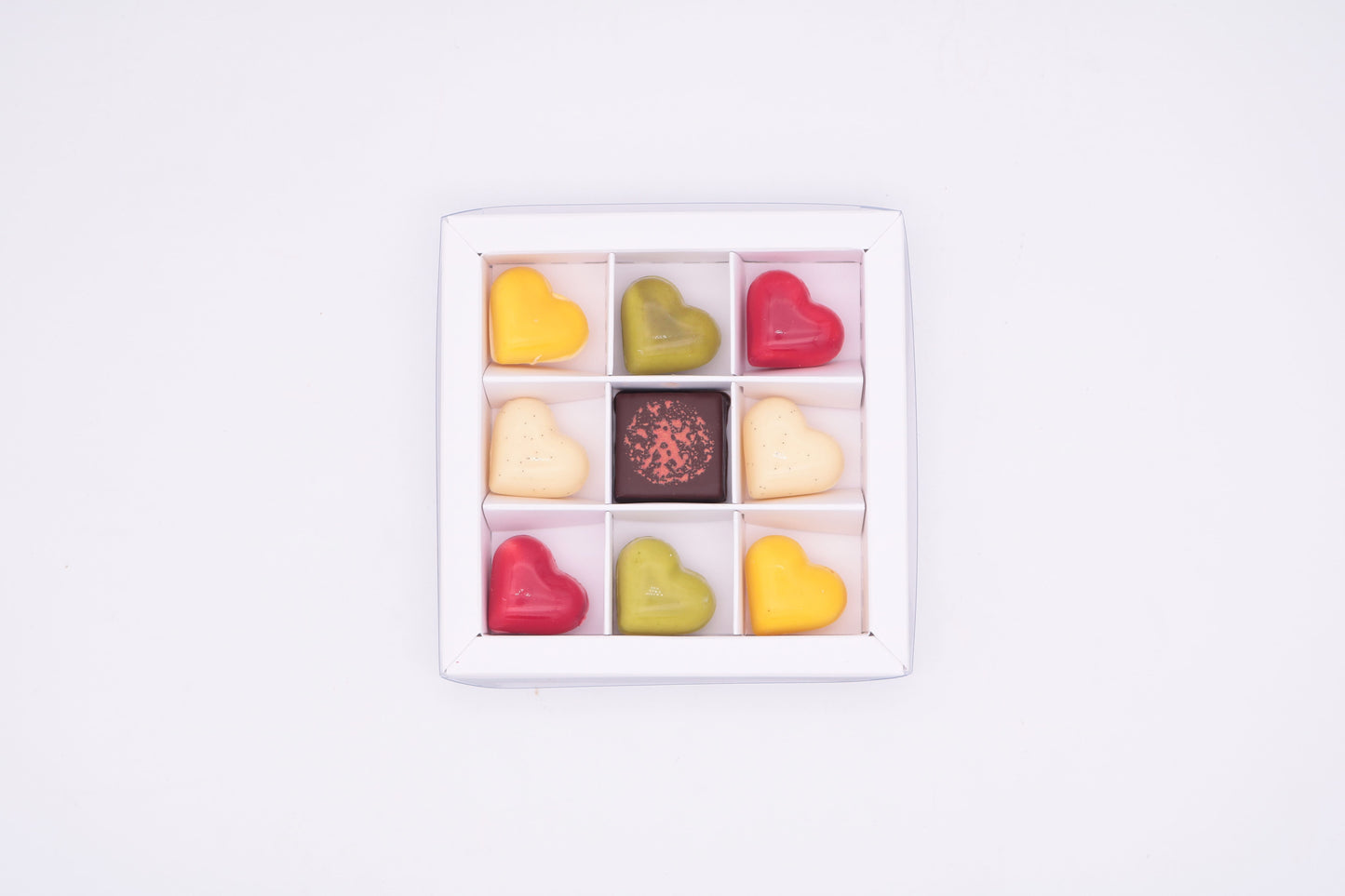 coffret chocolat sans sucre saint-valentin