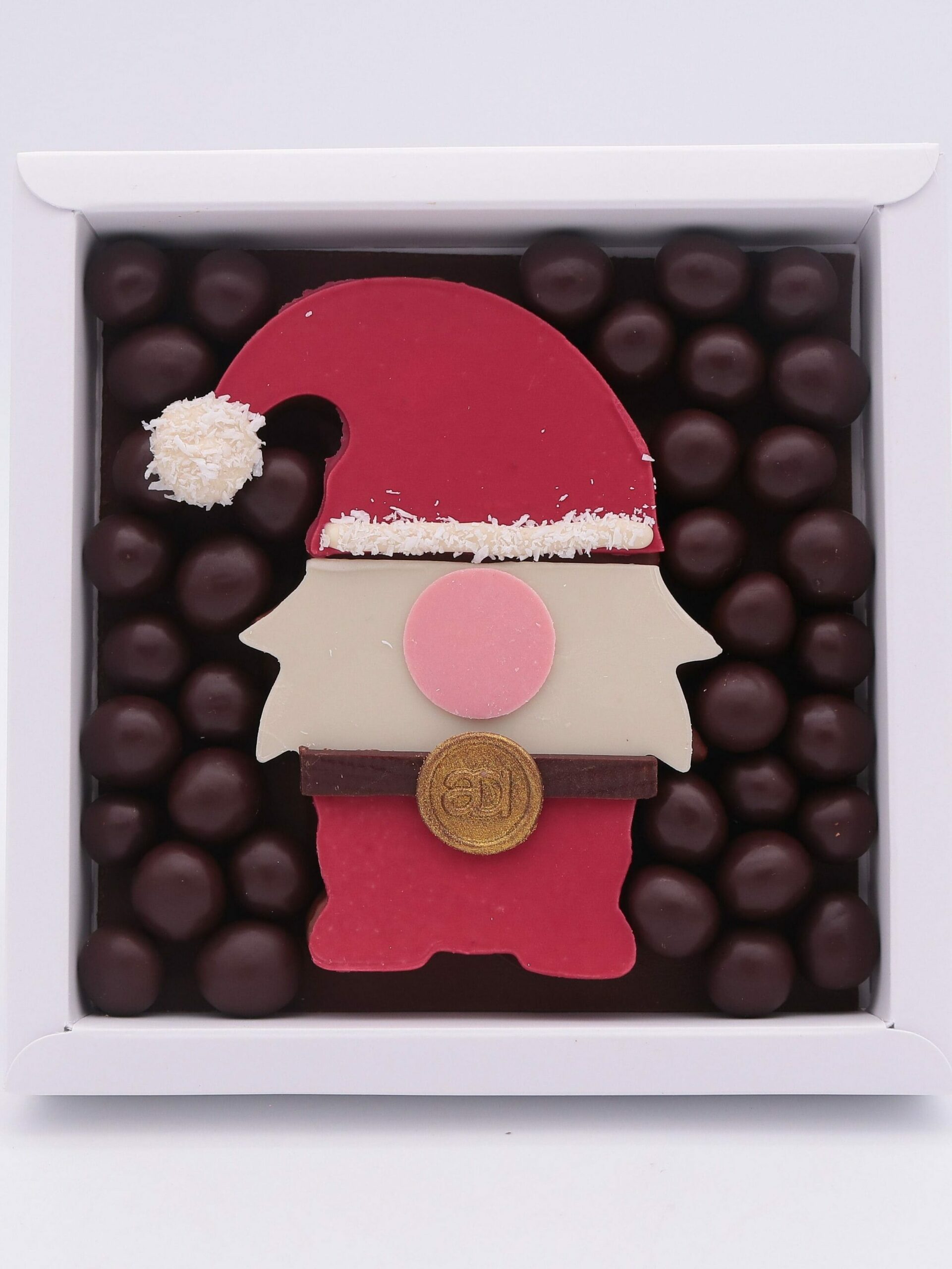 Tablette père noël noisette piémont sans sucre chocolat